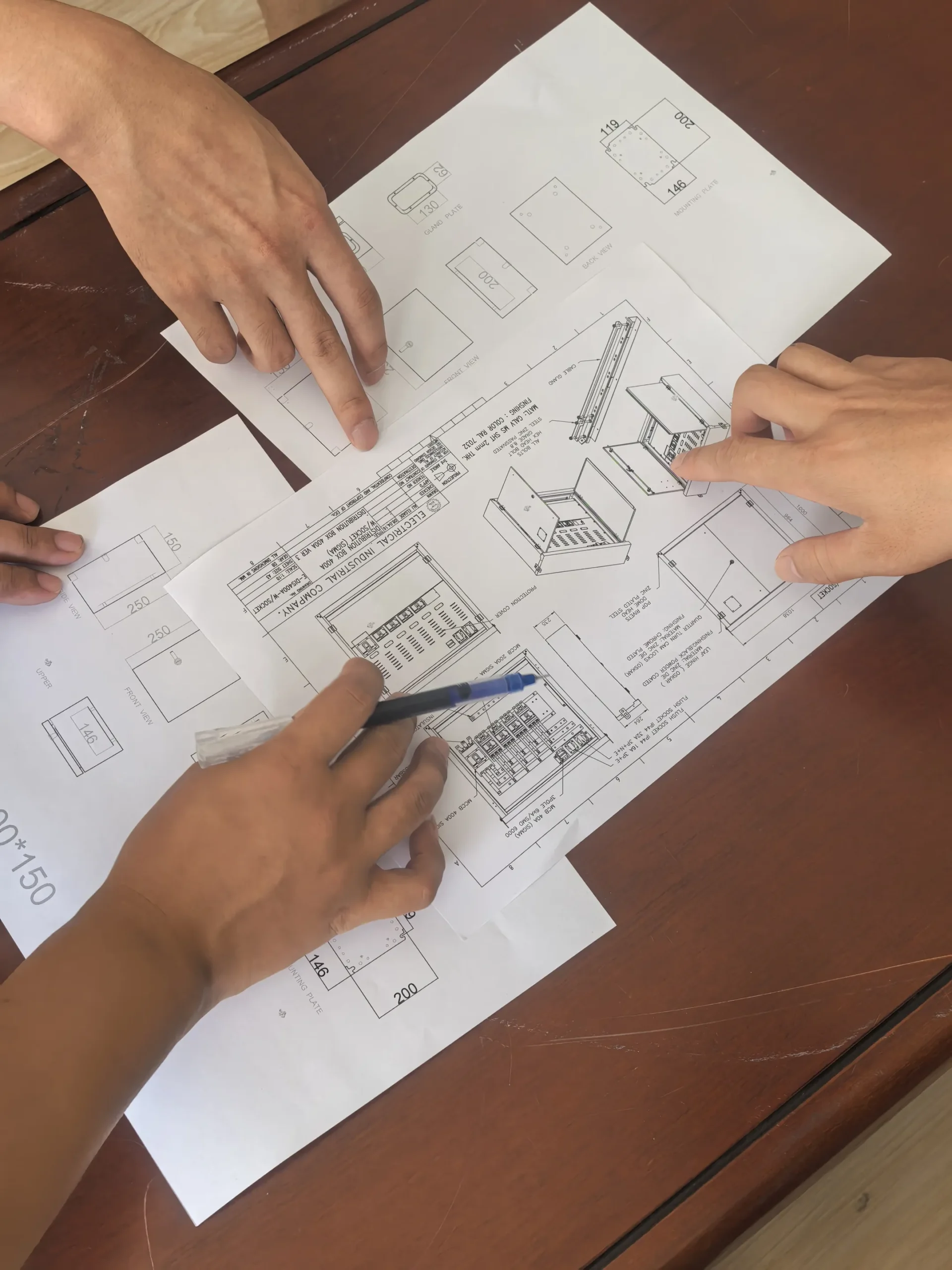 Custom Distribution Box-CAD Drawing Confirmation