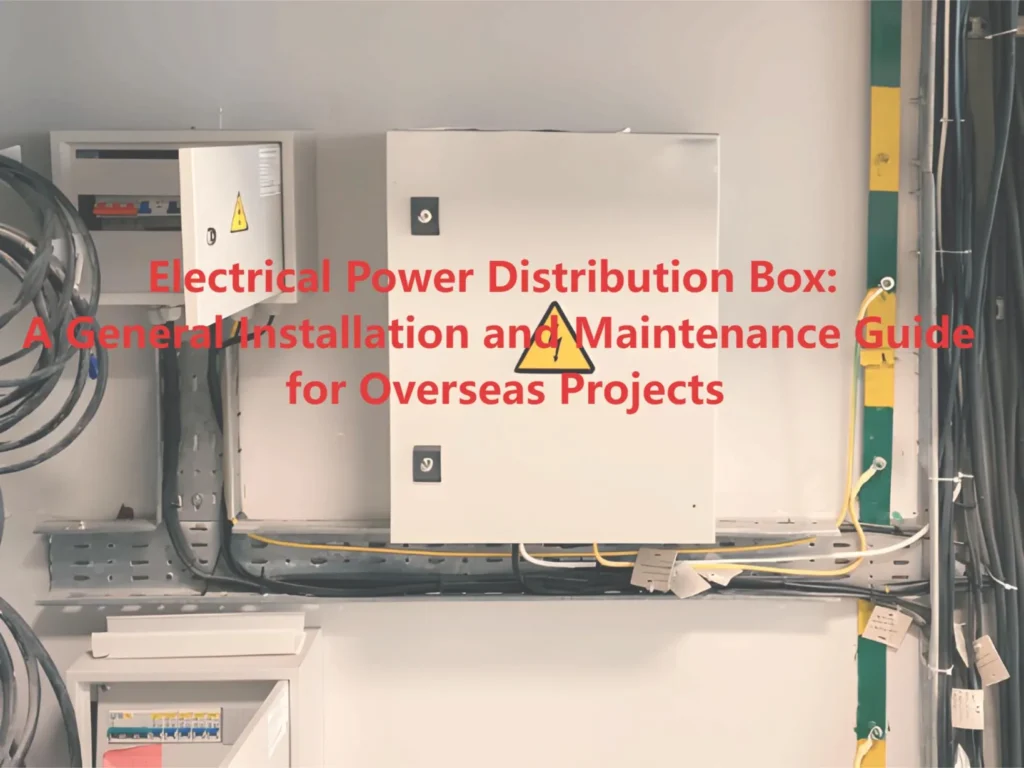 Electrical Power Distribution Box: A General Installation and Maintenance Guide for Overseas Projects