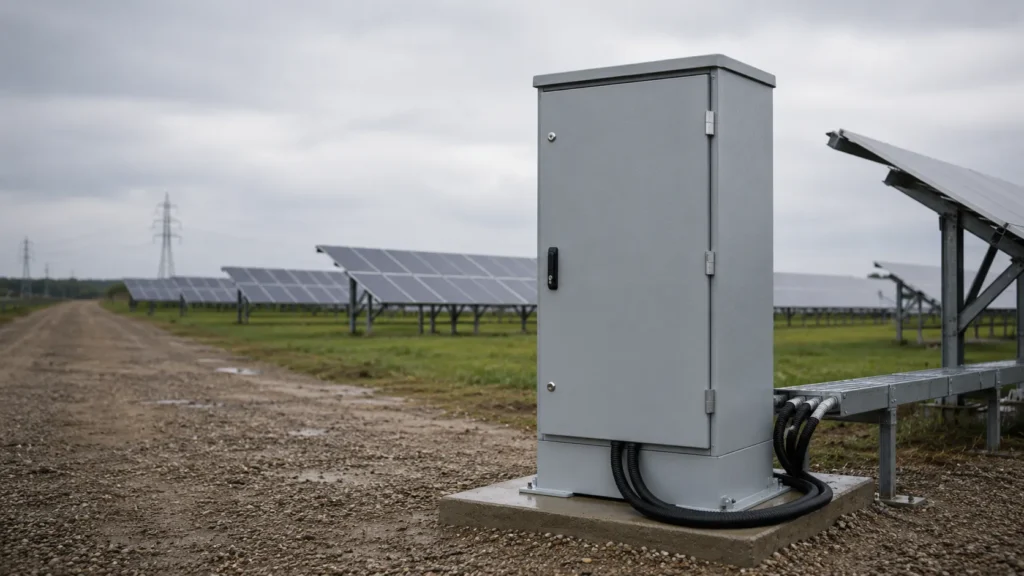 outdoor electrical enclosure solar farm application