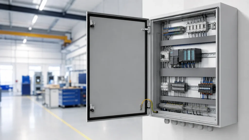 wall mount control panel interior