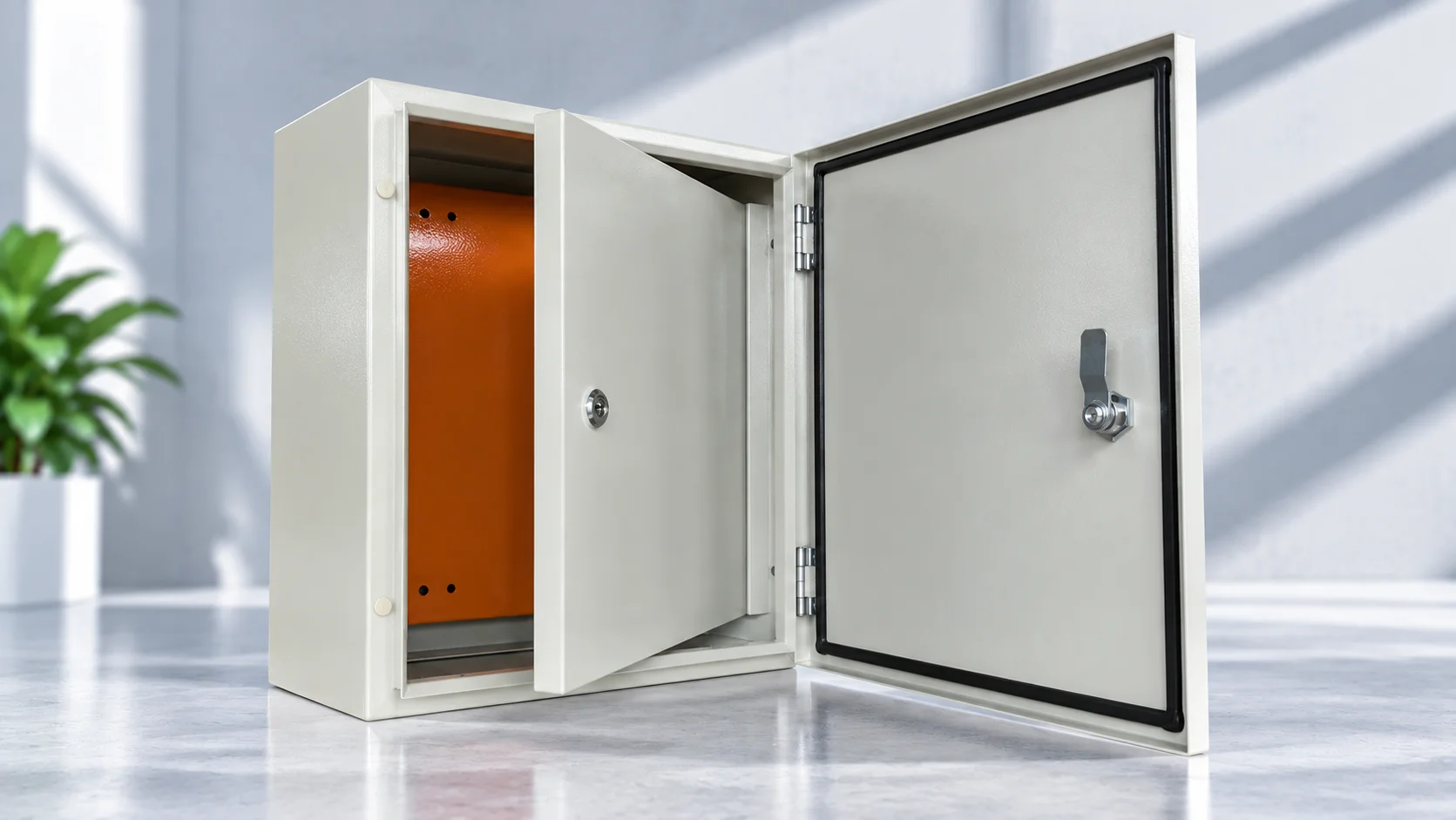 Custom double door electrical enclosure