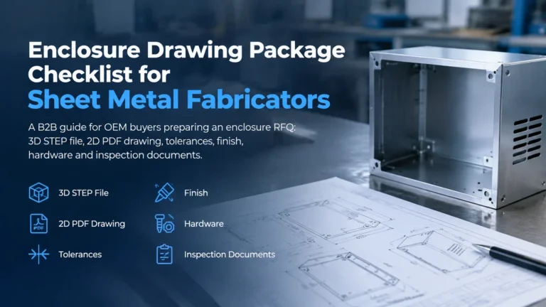 Enclosure Drawing Package Checklist: What to Send a Fabricator